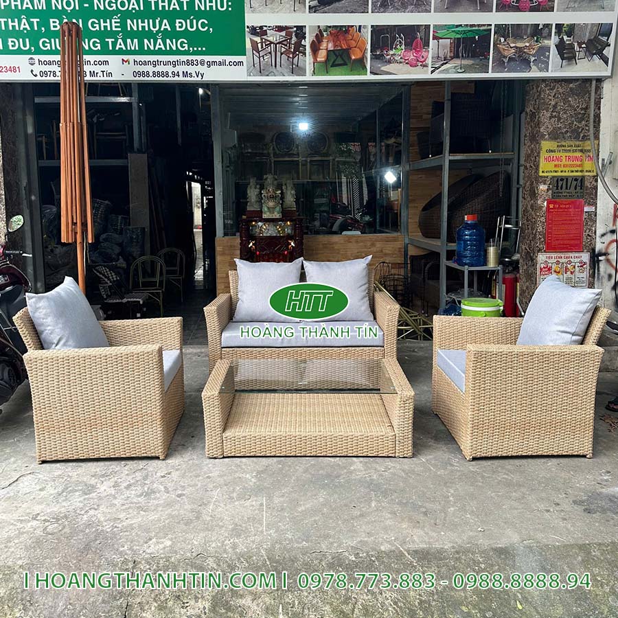 Sofa Nhựa Mây Ngoài Trời HTT 241