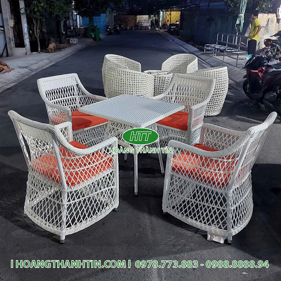 Bàn ghế nhựa giả mây HTT 93